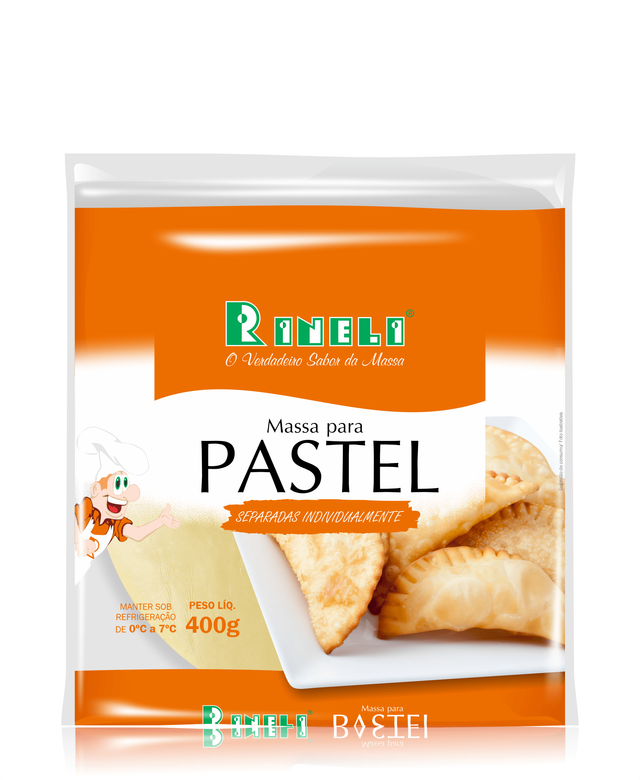 MASSA PARA PASTEL DISCO MÉDIO 400G