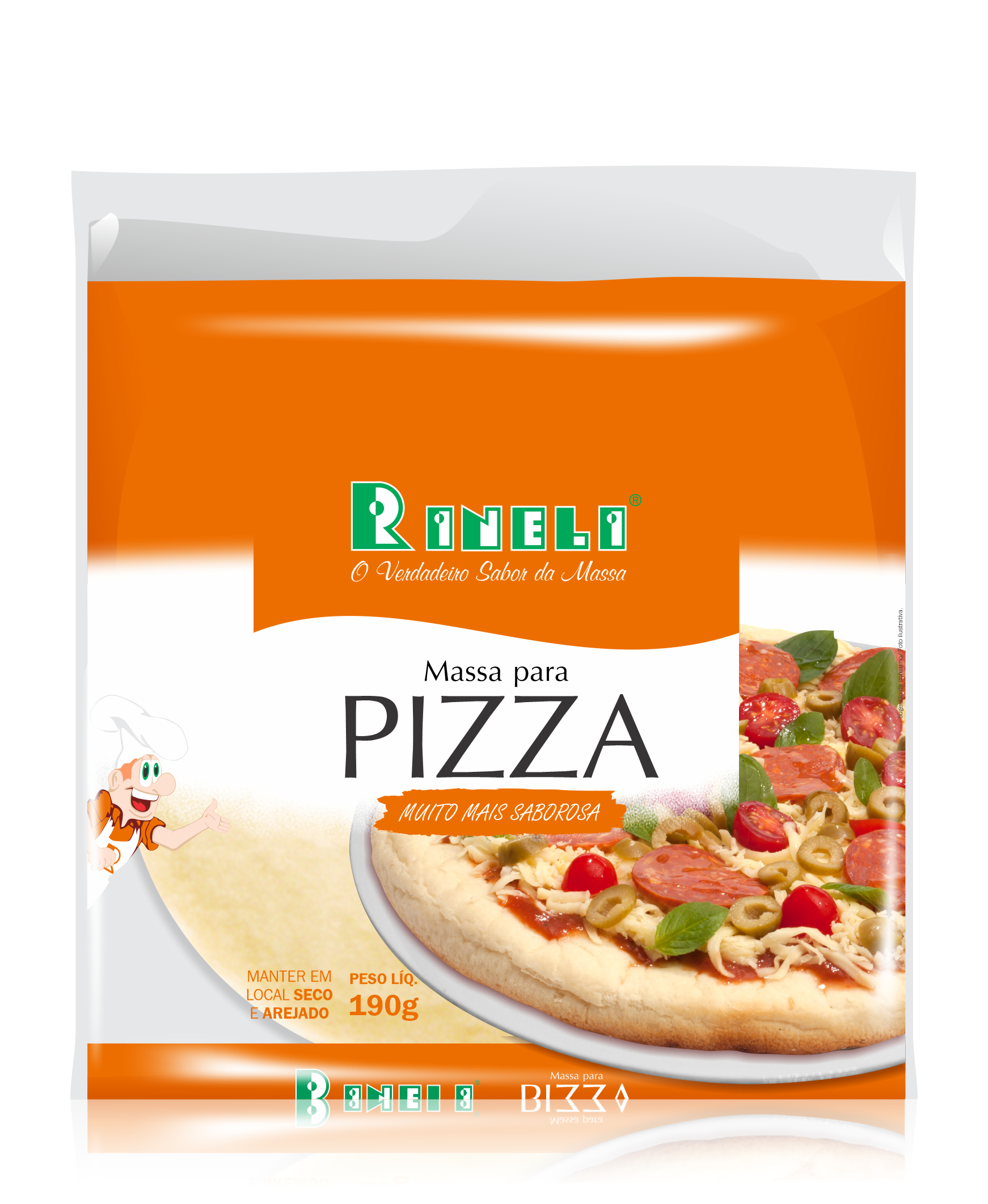 MASSA PARA PIZZA 190G