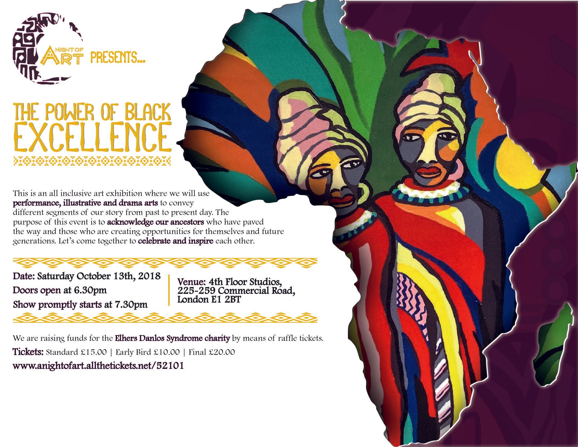 Poster for art show: 