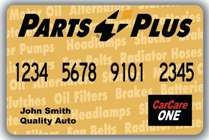 Parts Plus CarCareONE Card | Prudence Car Care