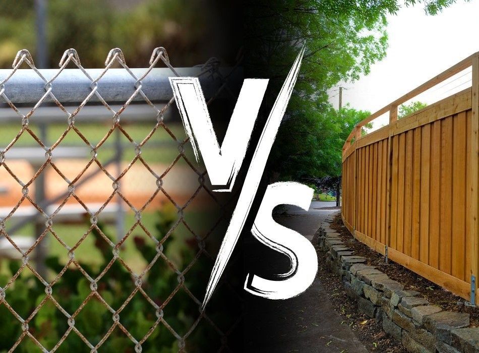 is chain link fence cheaper than wood