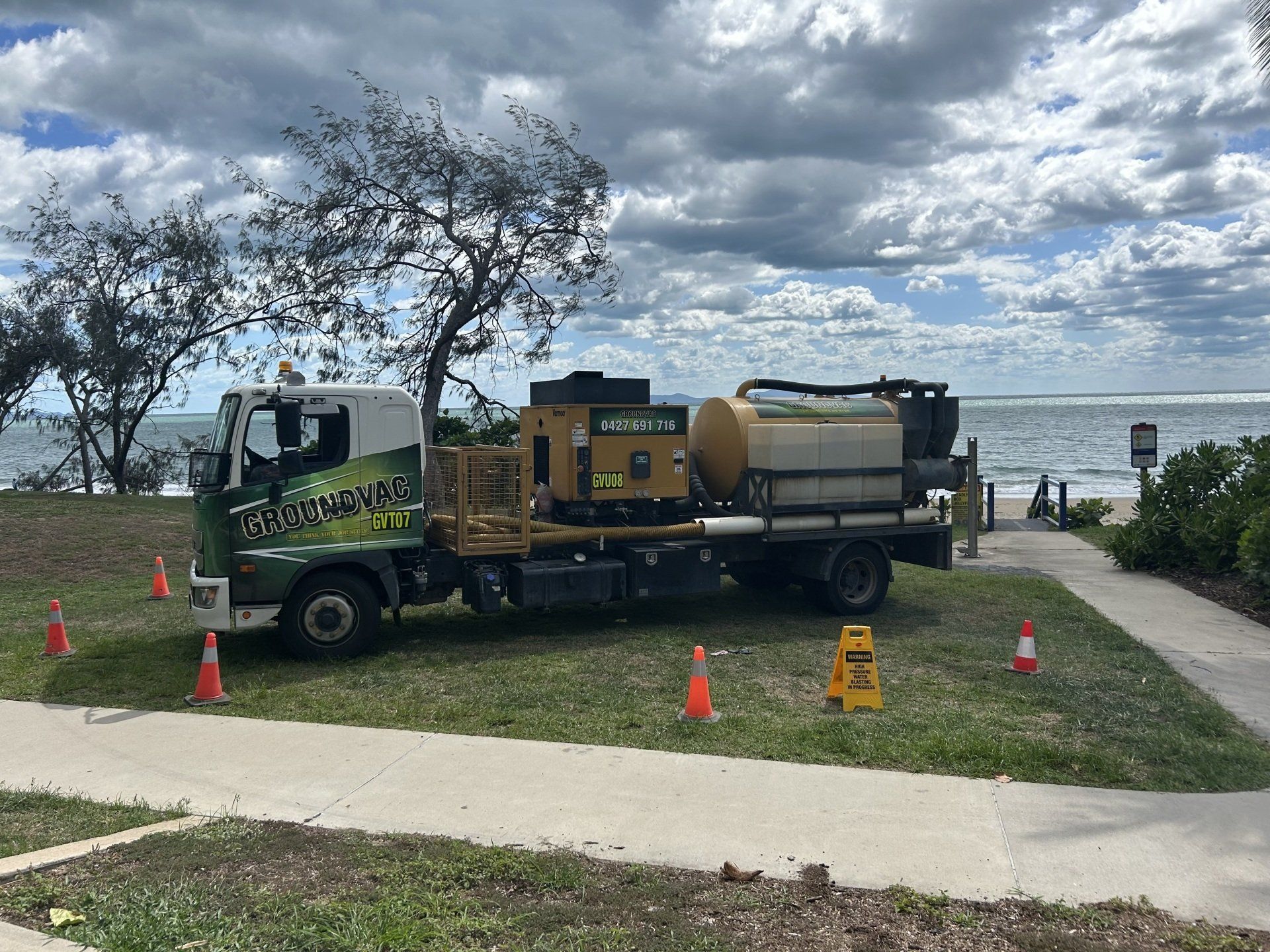 Man Checking Equipment — Hydro Excavation in Erakala, QLD