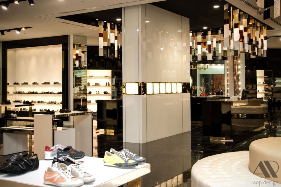 soluzione di design per strutture per il retail