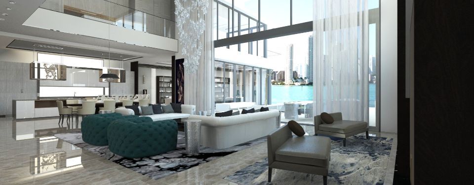 interno di villa a Miami