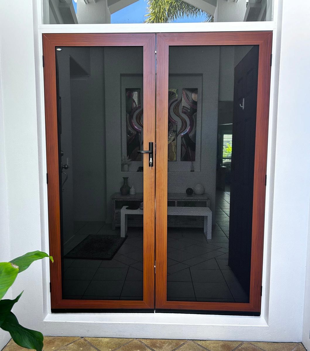 Double Hinged Security Doors