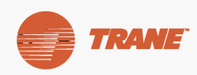 A trane logo is shown on a white background.