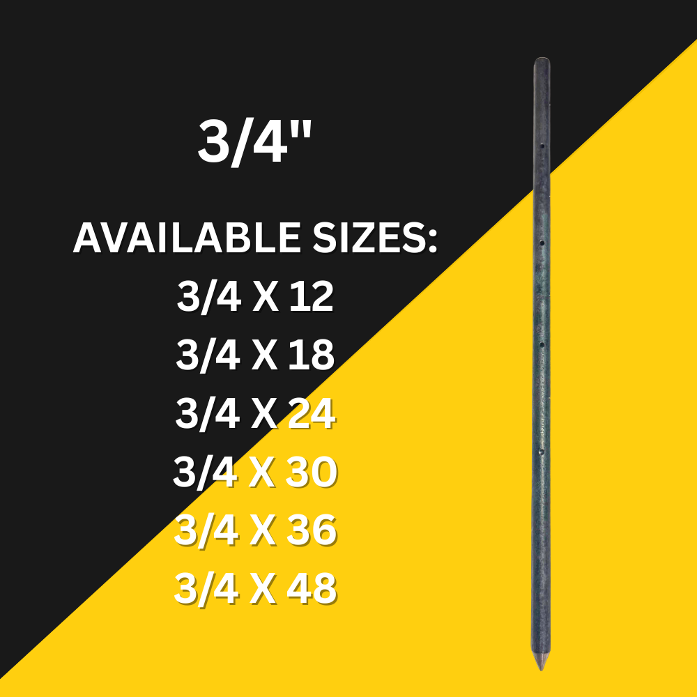 Black and yellow graphic of a 3/4