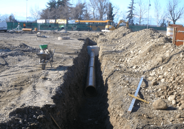 base di tubatura per abitazione privata