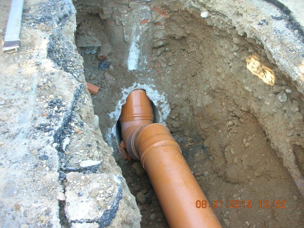 tubatura per quartiere residenziale