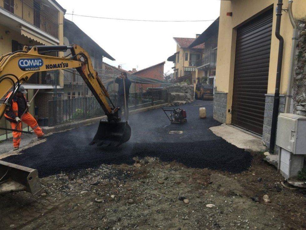 realizzazione di strada