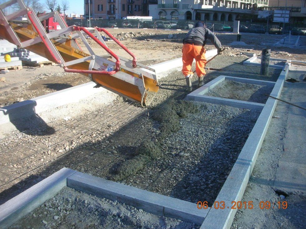 riempimento del manto stradale