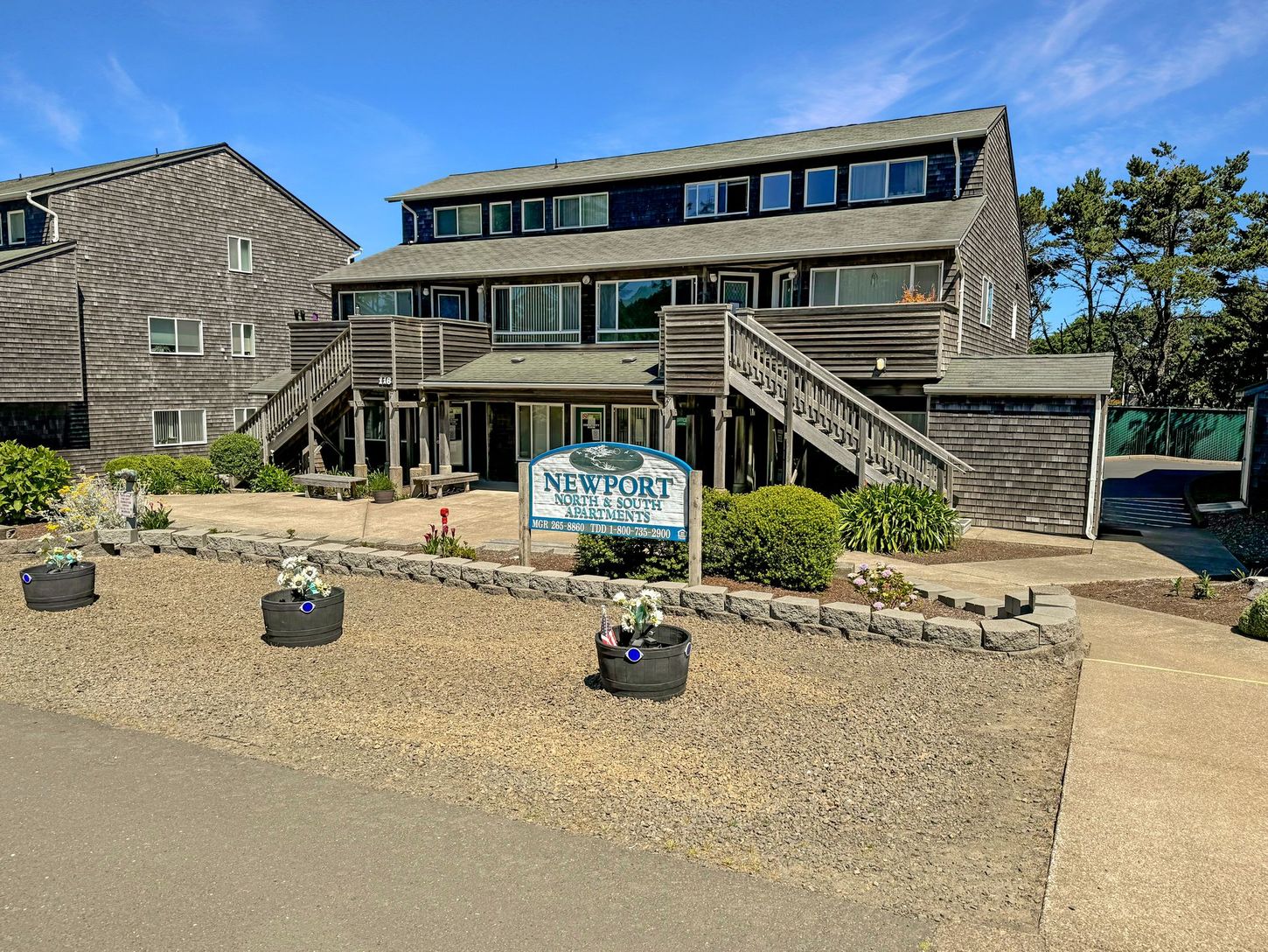 A large house with a sign that says meyer on it