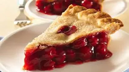 slice of cherry pie