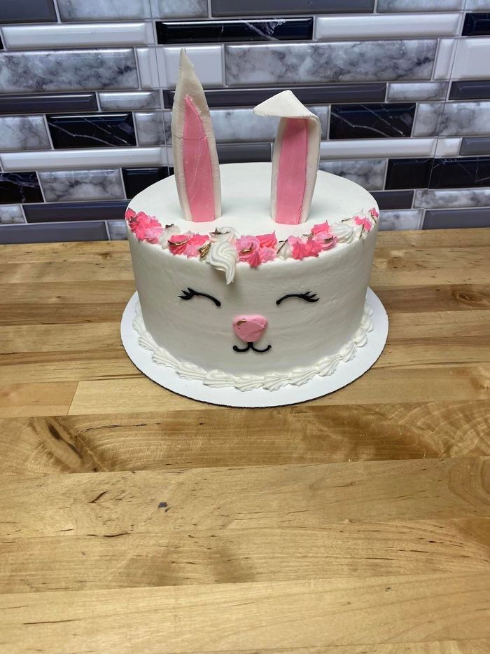 A bunny cake
