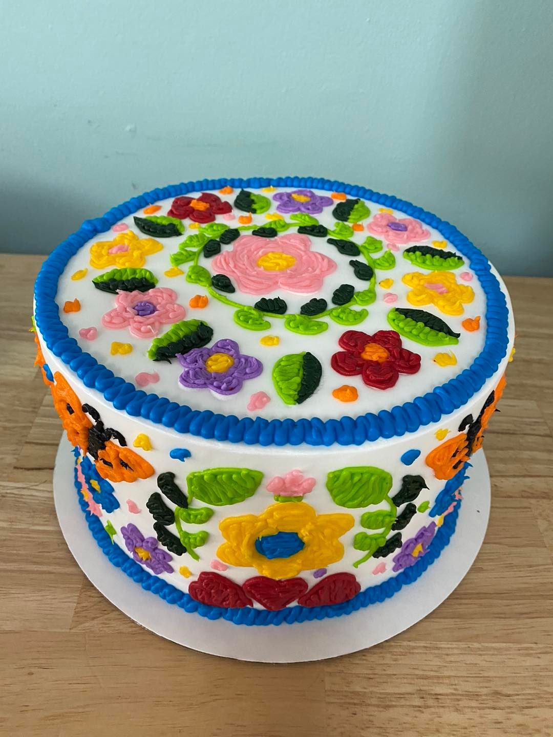 a beautifully decorated cake