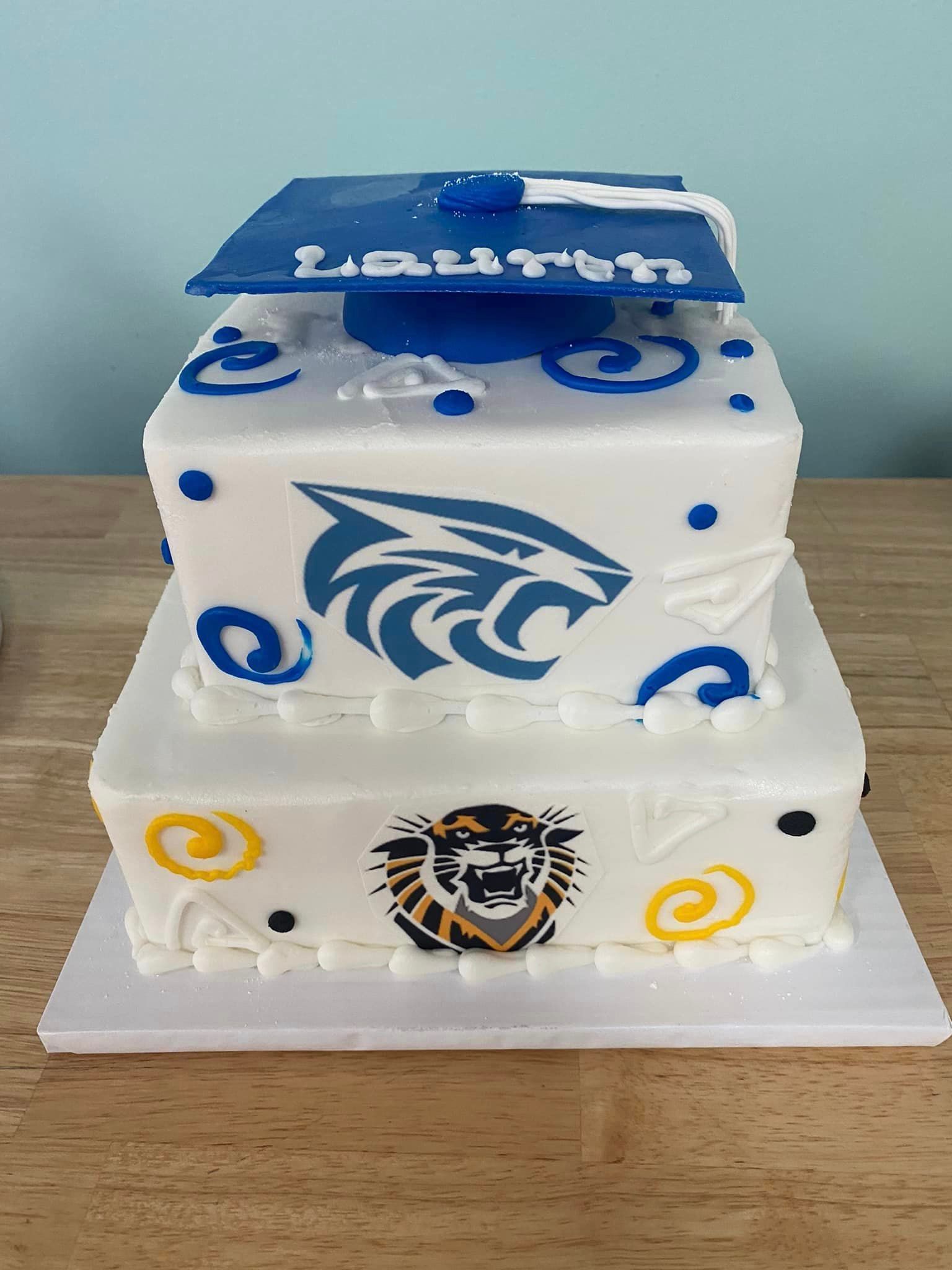 a beautifully decorated cake