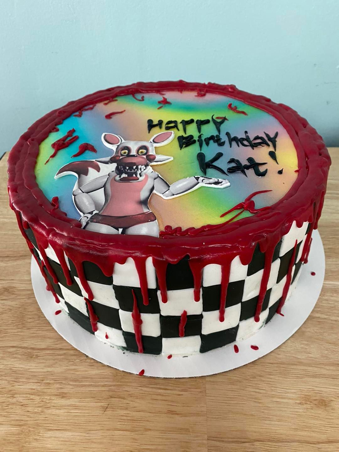 a beautifully decorated cake