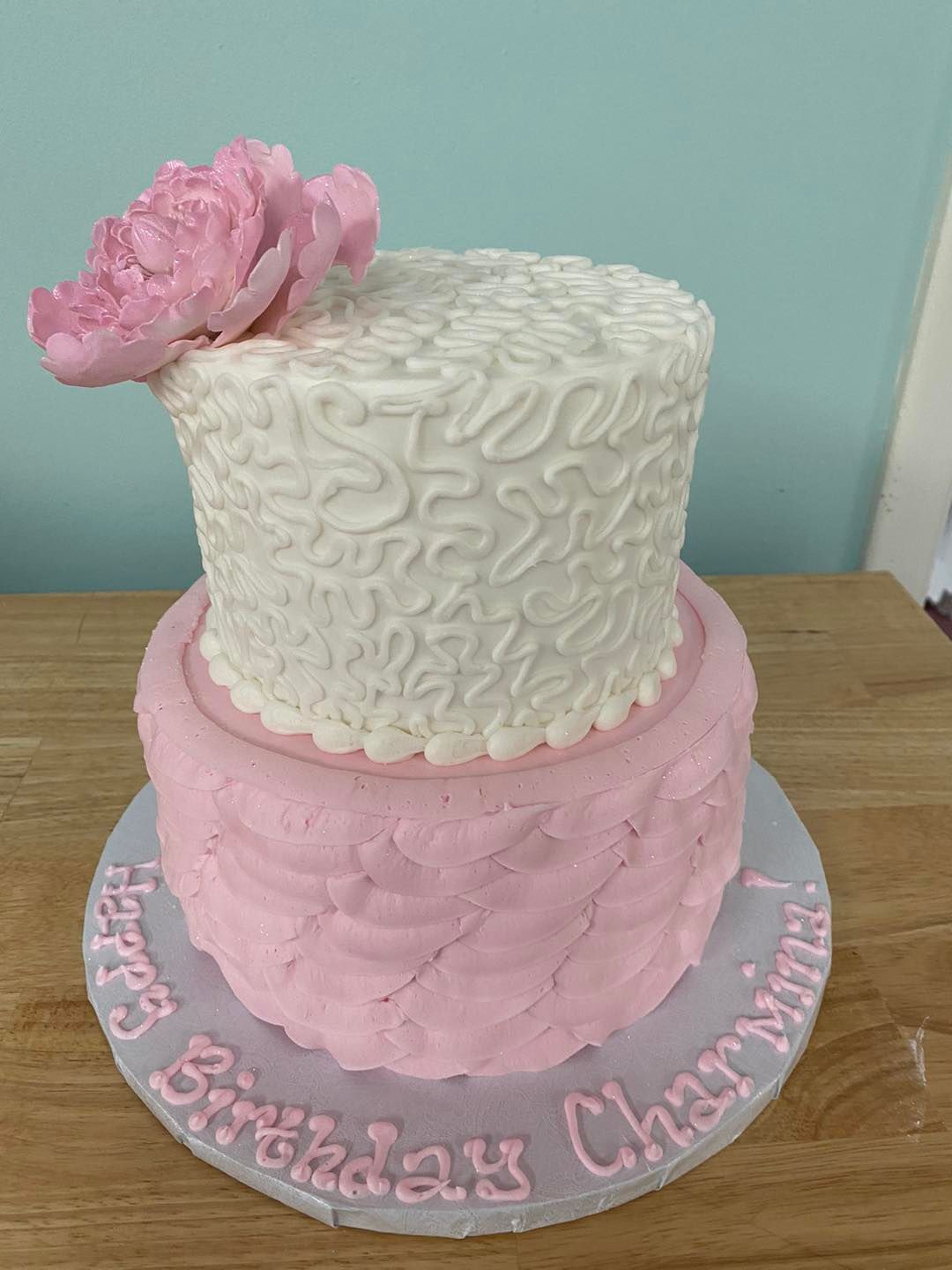 a beautifully decorated cake