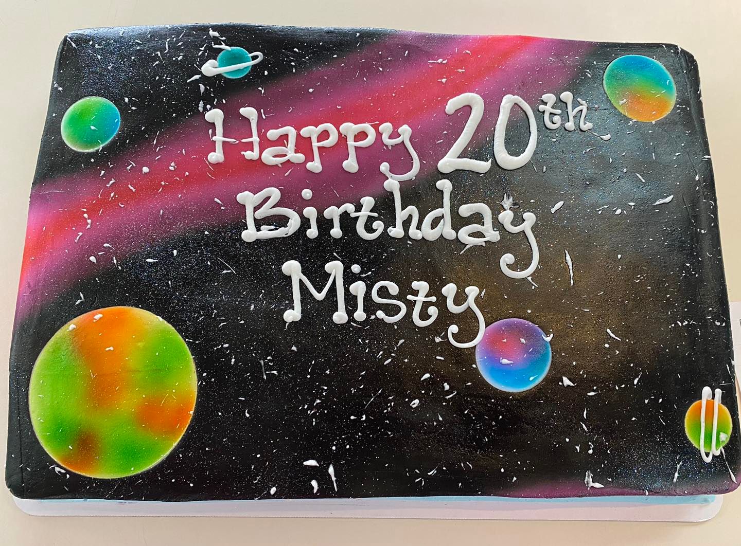 a beautifully decorated cake