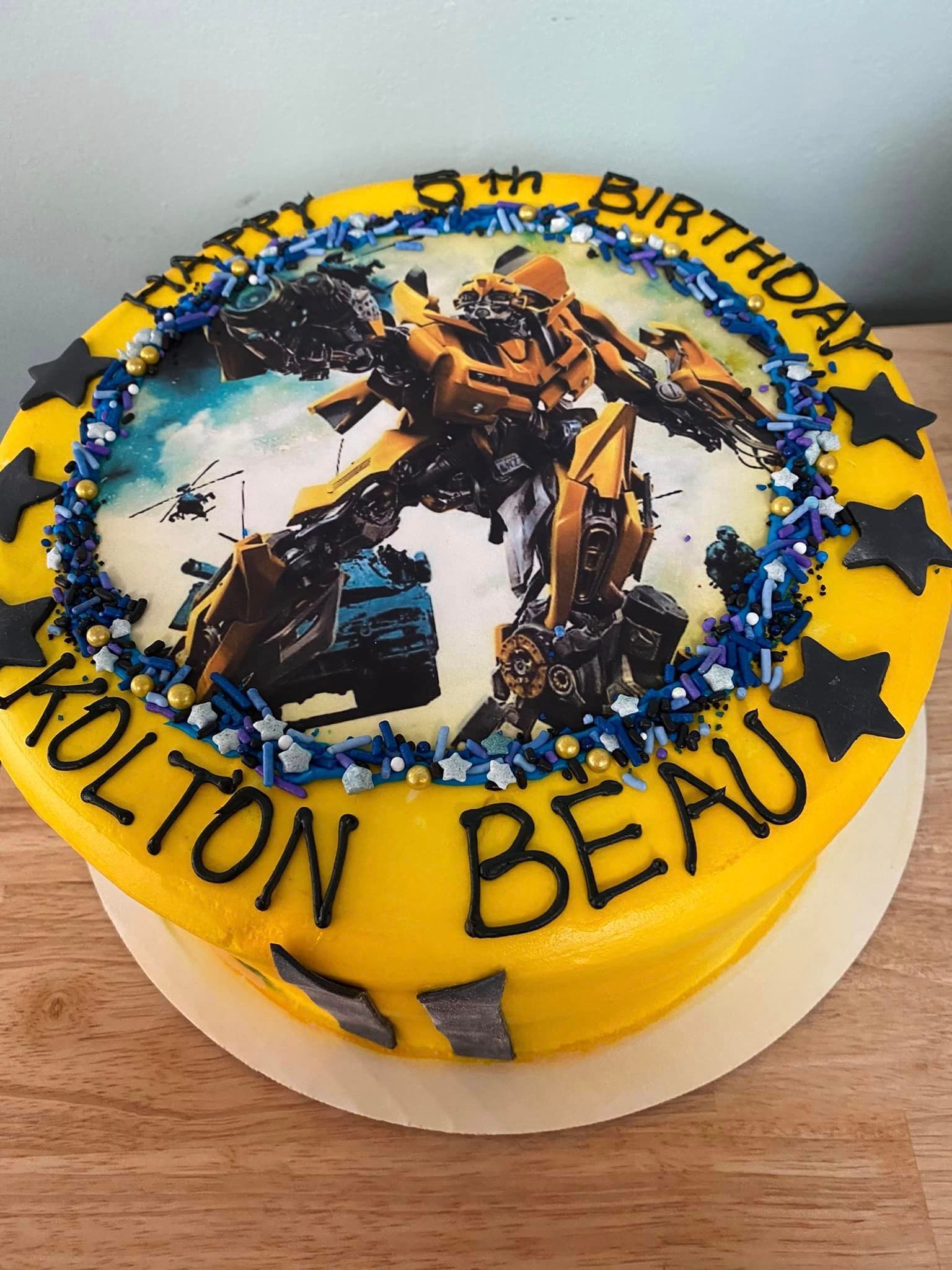 transformers cake