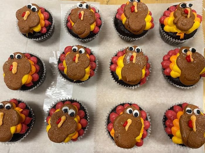 turkey cupcakes