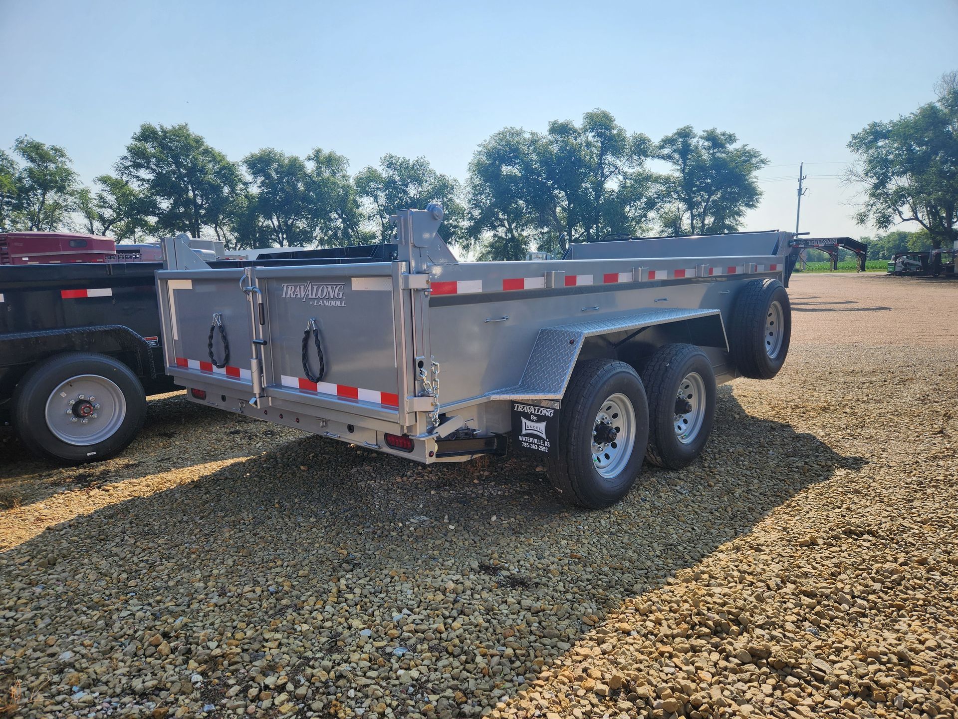 New Dump Trailers In Stock Kansas Livestock, Flatbed, Horse