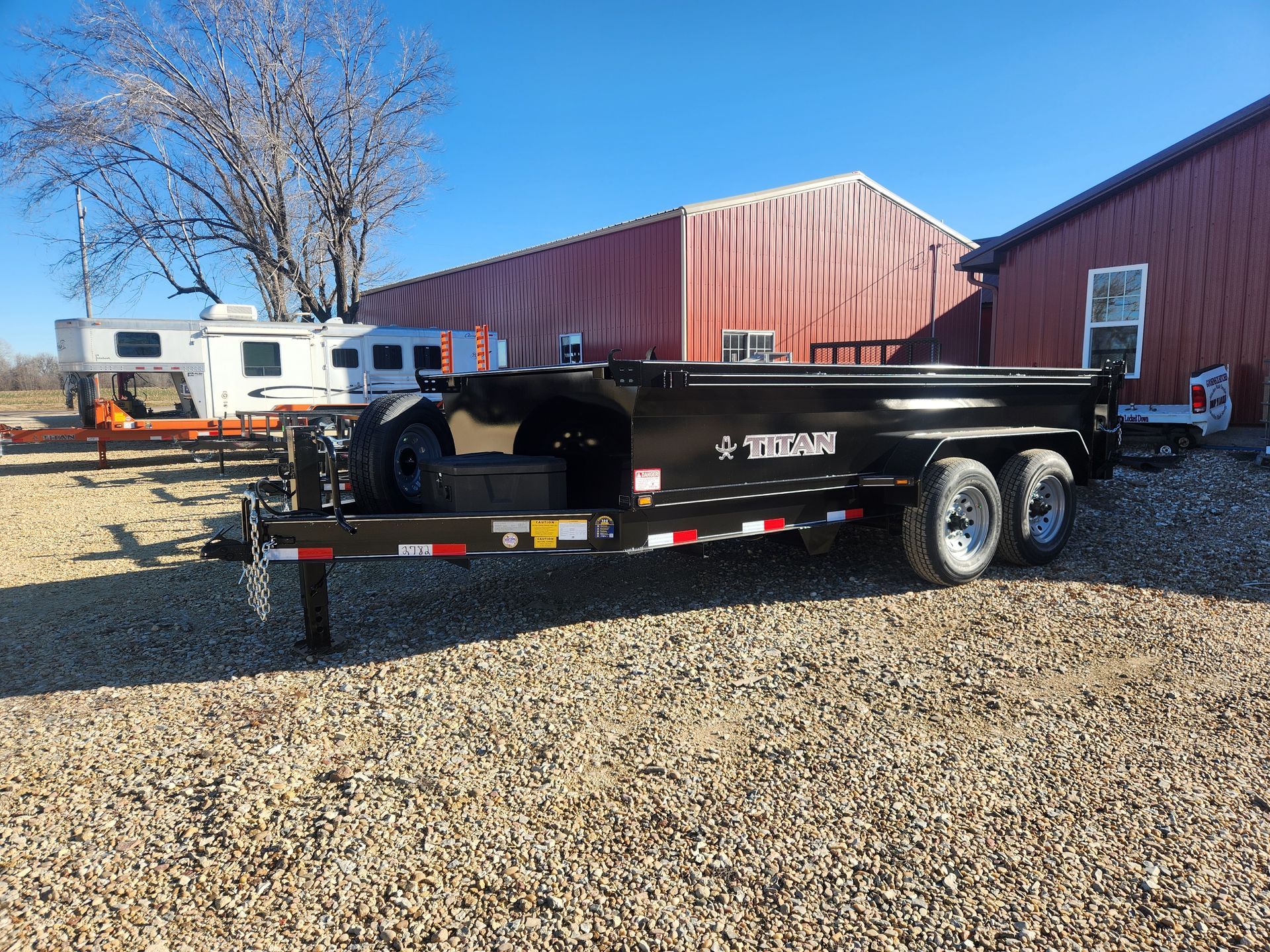 New Dump Trailers In Stock Kansas Livestock, Flatbed, Horse