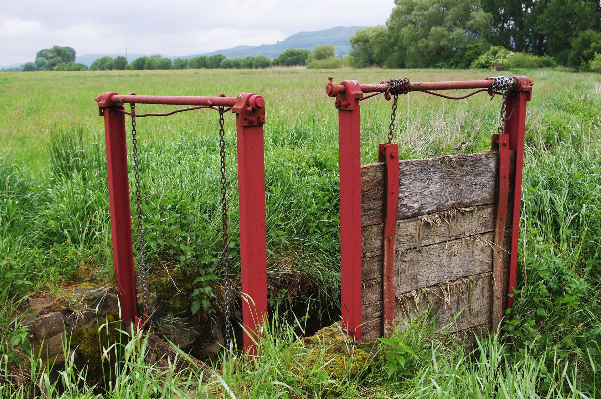 Bewässerungsanlage für Wässerwiese im Landkreis Forchheim