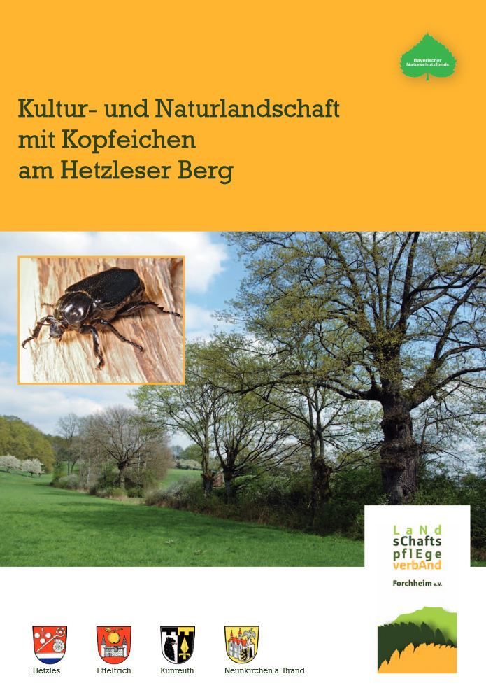 Kultur- und Naturlandschaft mit Kopfeichen am Hetzleser Berg Broschüre