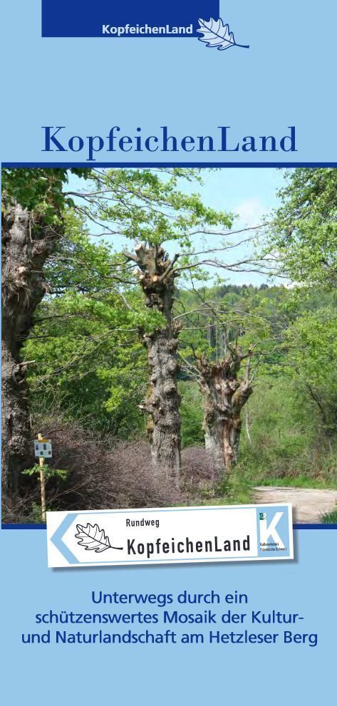 Kopfeichenland - Unterwegs durch ein schützenswertes Mosaik der Kultur- und Naturlandschaft am Hetzleser Berg