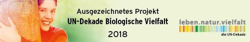 Logo Ausgezeichnetes Projekt UN-Dekade Biologische Vielfalt 2018
