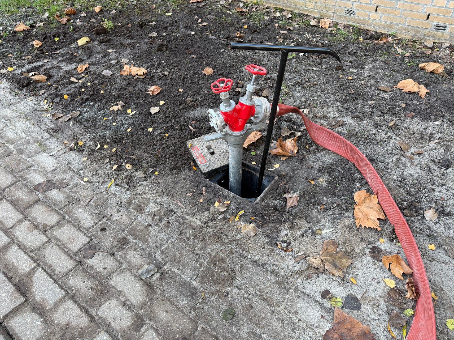 Bovengronds hydrant naar ondergronds Rotterdam 3