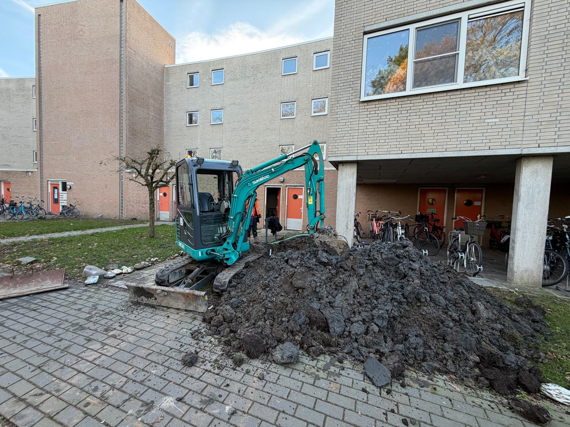 Bovengronds hydrant naar ondergronds Rotterdam 5