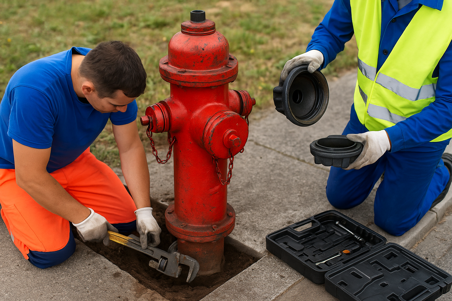Brandkraan reparatie en inspectie