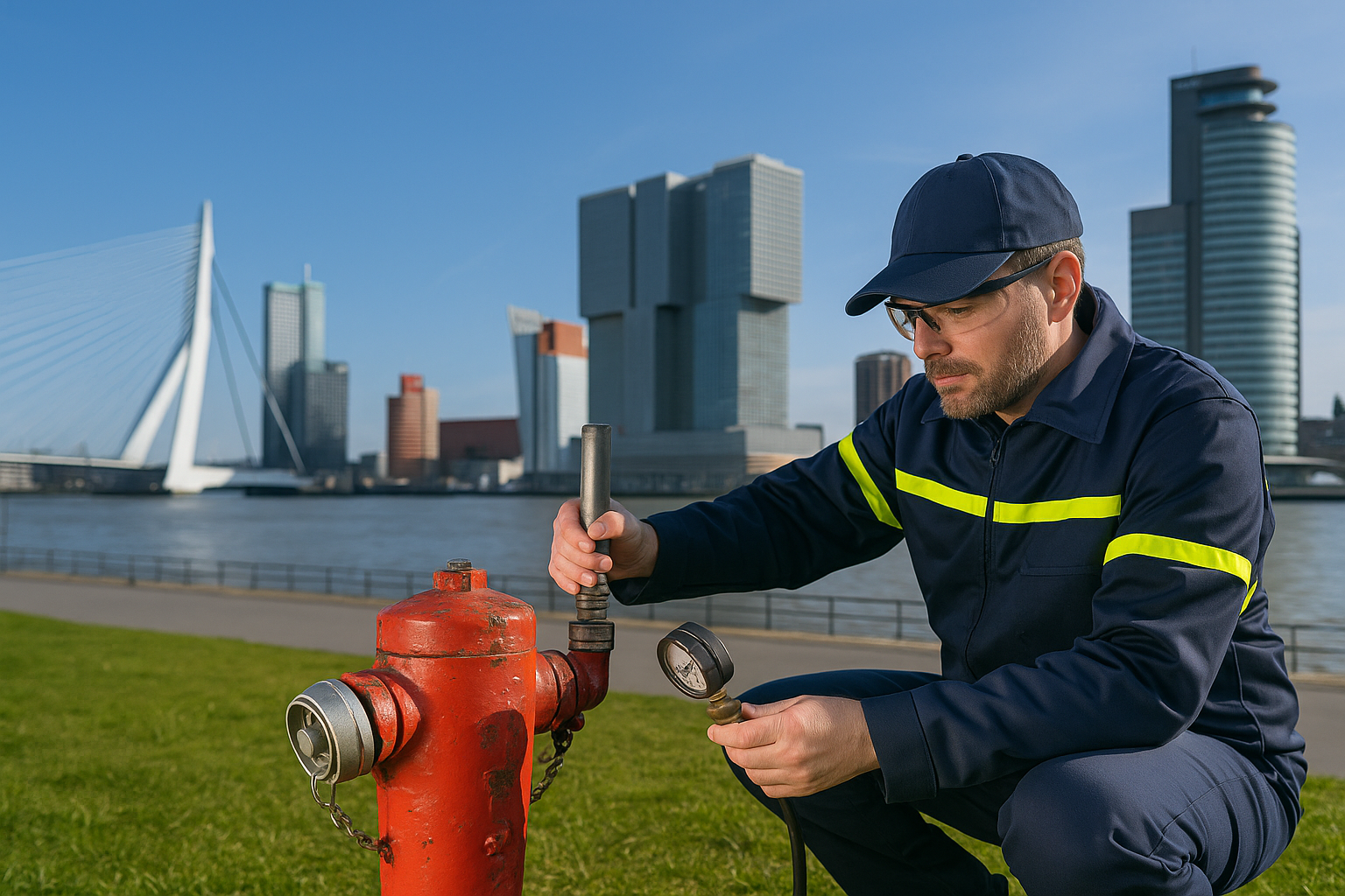 Brandkranen keuren in Rotterdam en omstreken