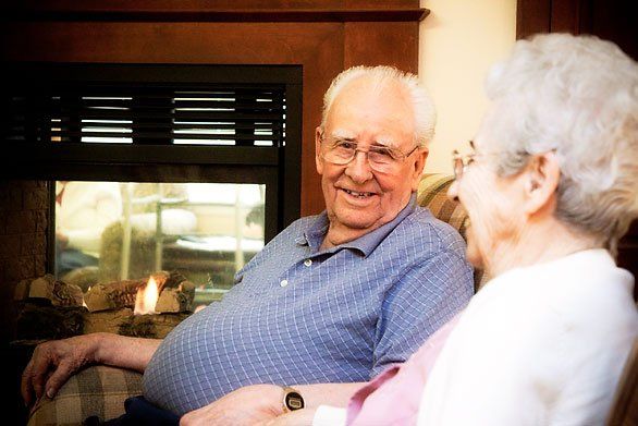 Residing By The Fireplace – Cheney, WA – Cheney Care Center