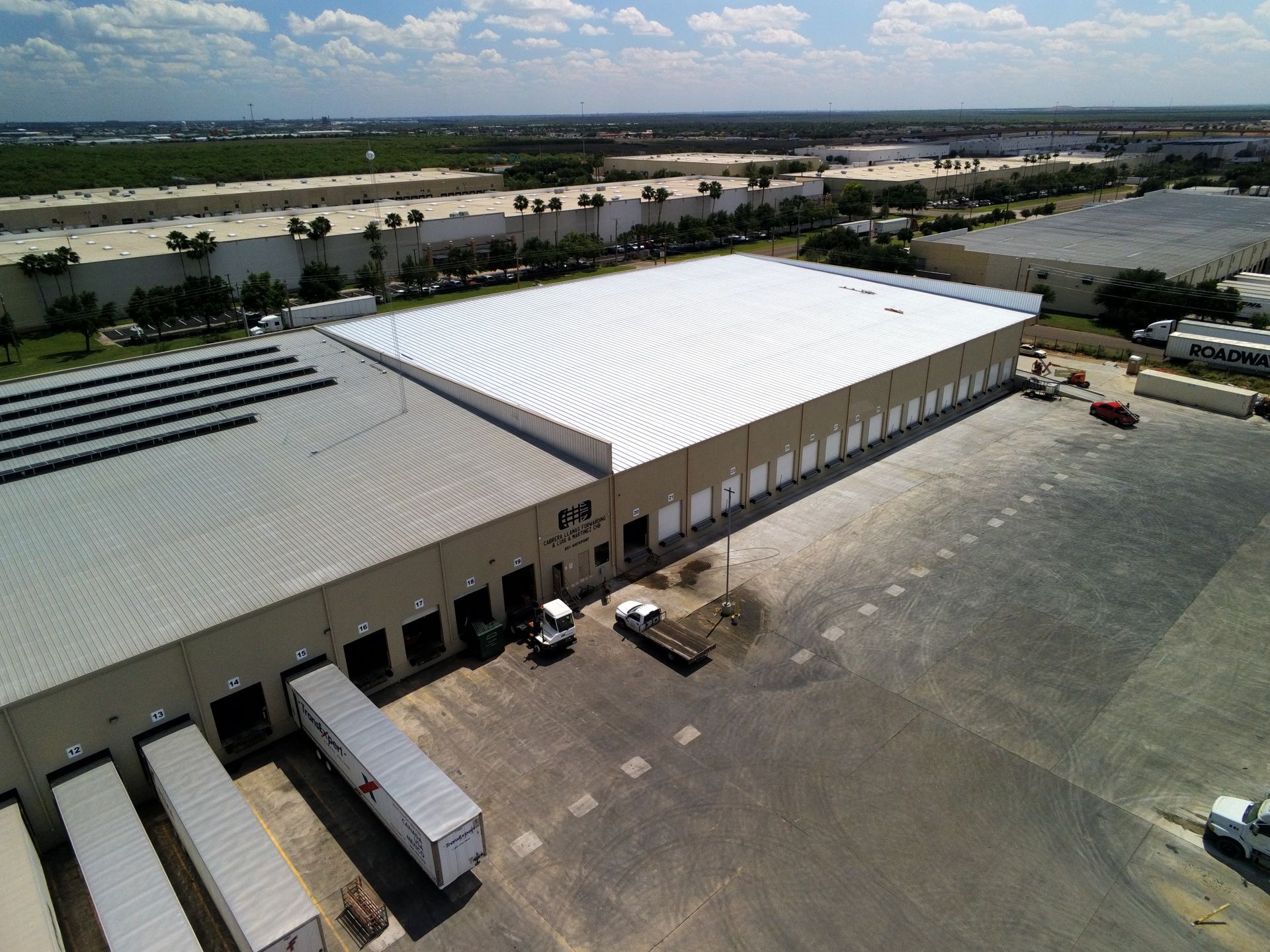 Quantum Building Services finishes construction on a new facility for Cabrera Llamas in Laredo, Tx.