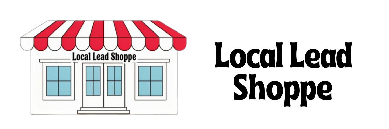 A picture of a local lead shoppe with a red and white awning