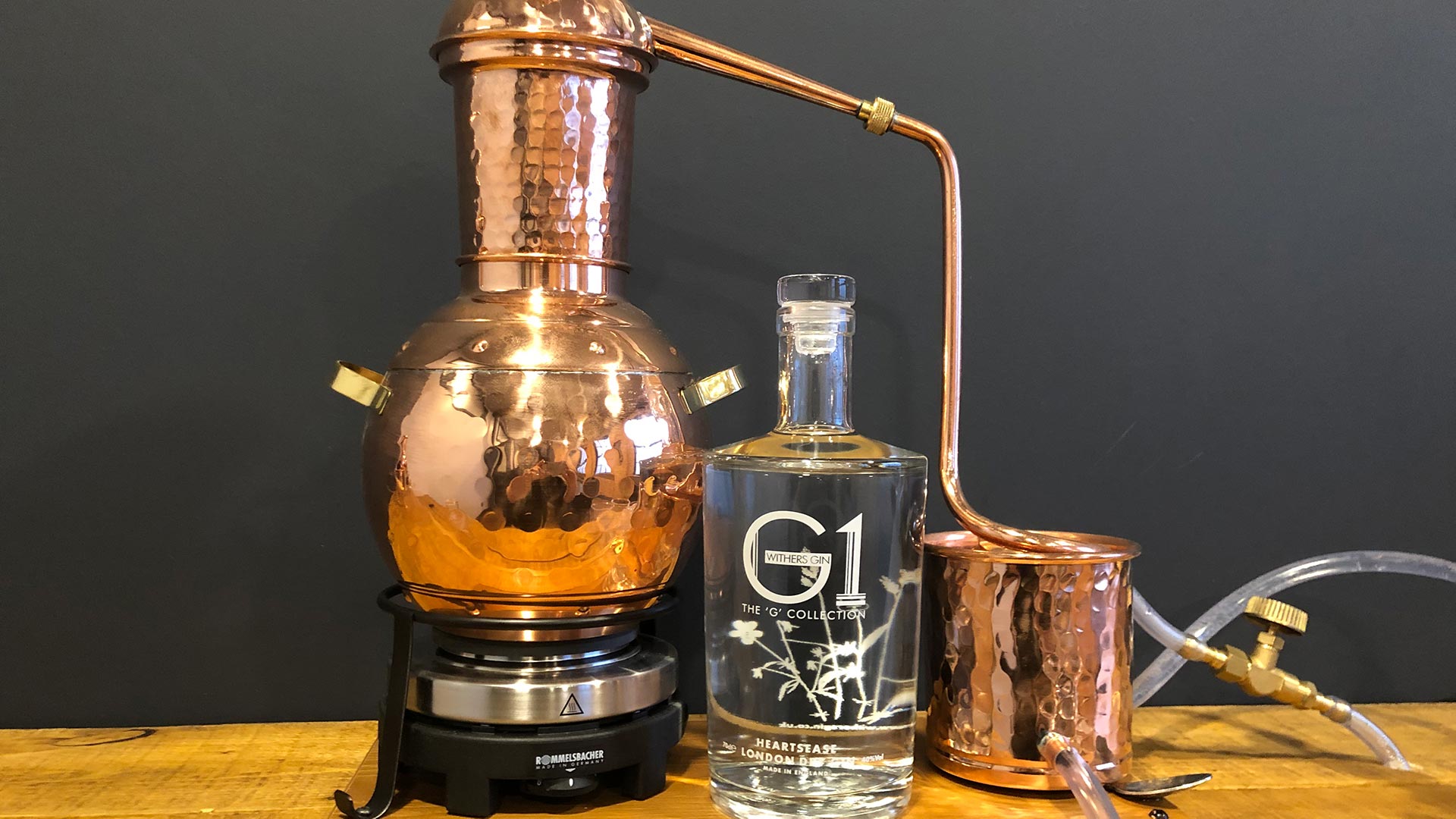 Gin distil setup