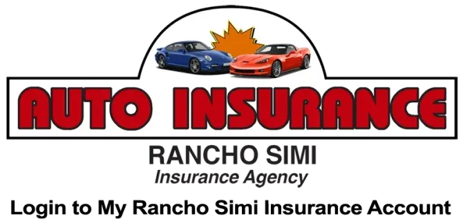Auto insurance logo with text 