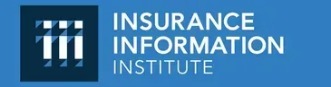 Insurance Information Institute logo: dark blue square with stylized white 'iii' and text 