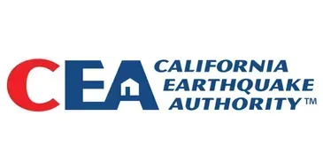 Logo for the California Earthquake Authority: Red 
