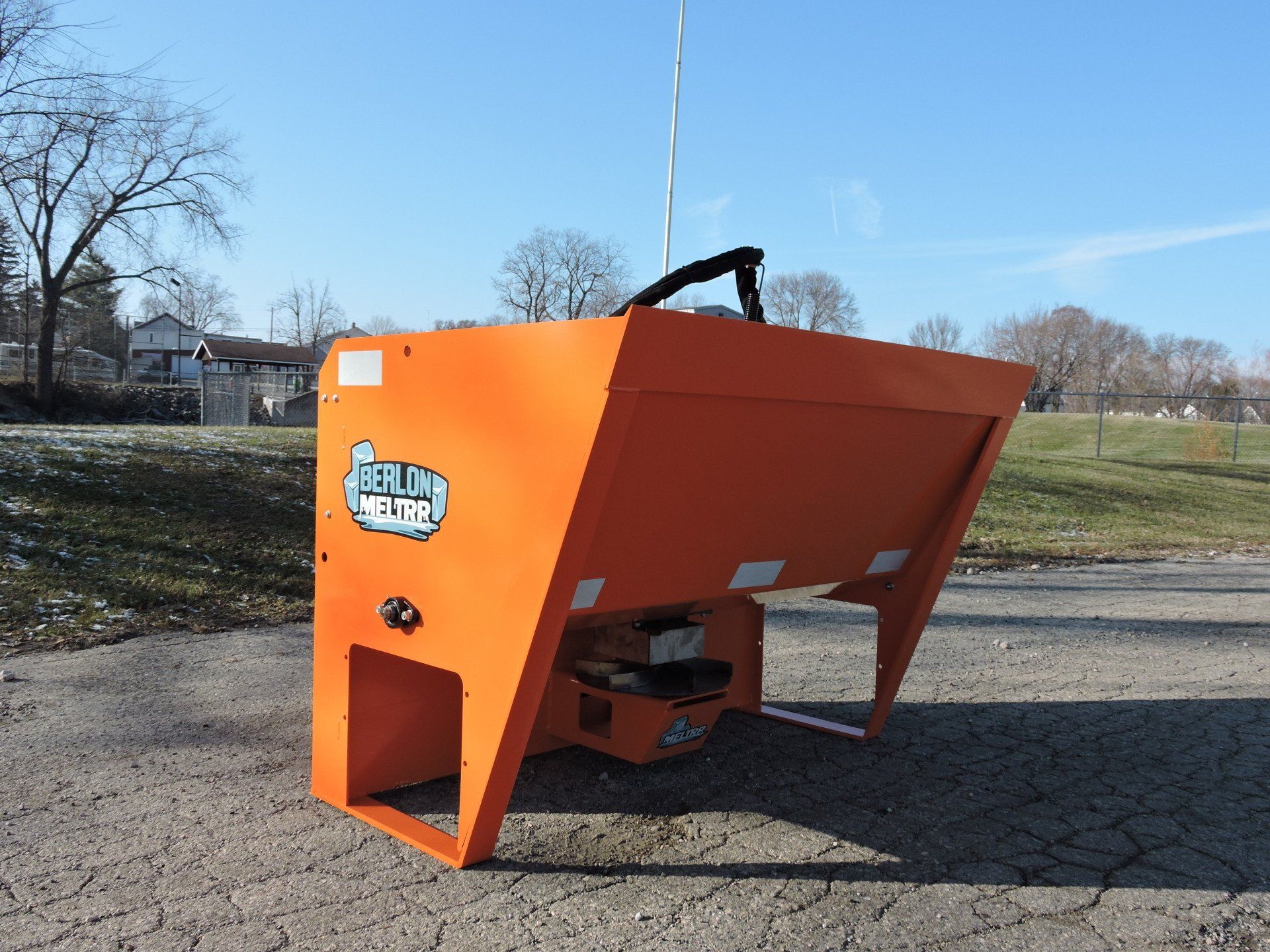 Salt Spreader Attachment for Skid Steer Loaders Berlon Industries