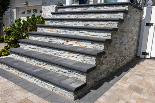 Custom concrete steps and entry stoops built for durability and curb appeal