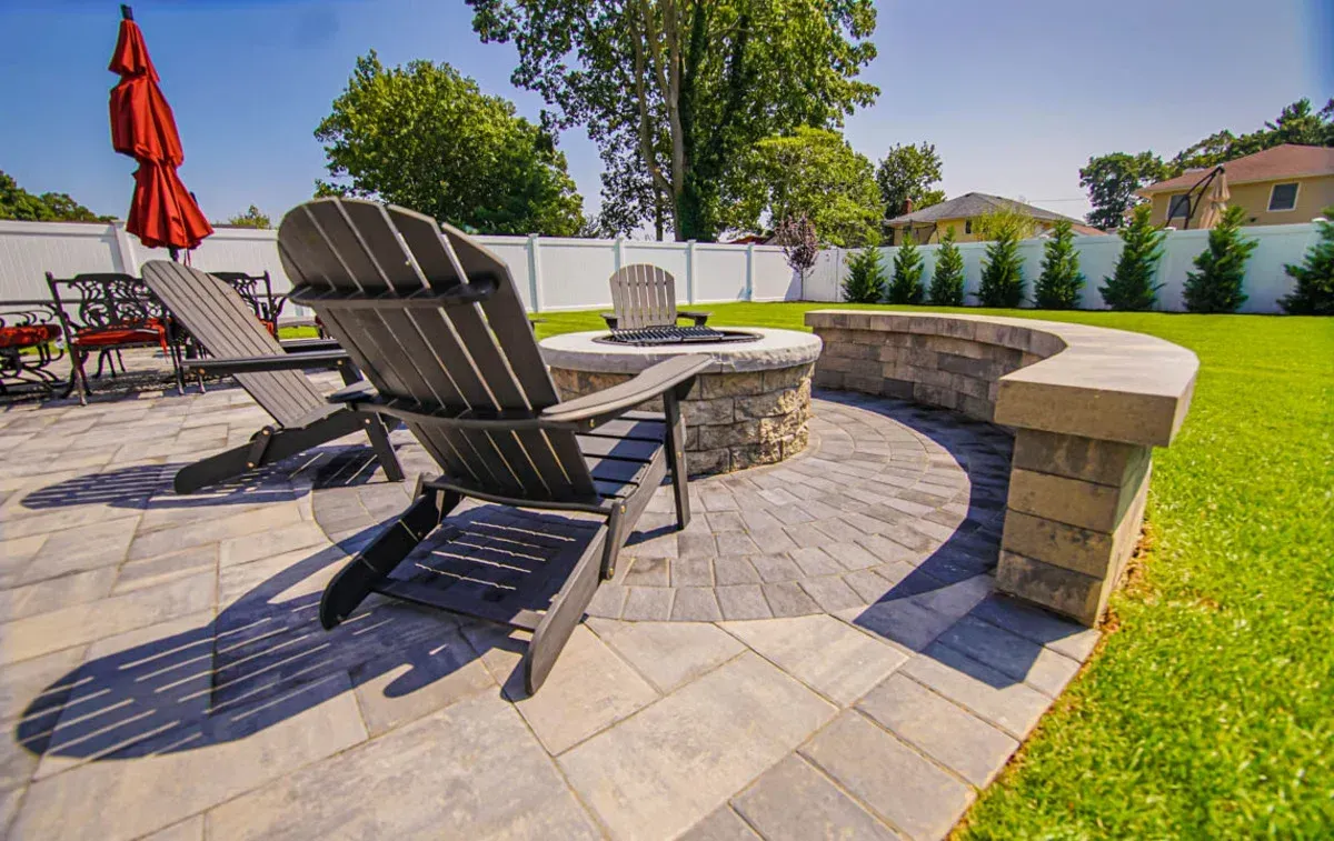 fire pit installation in massapequa ny