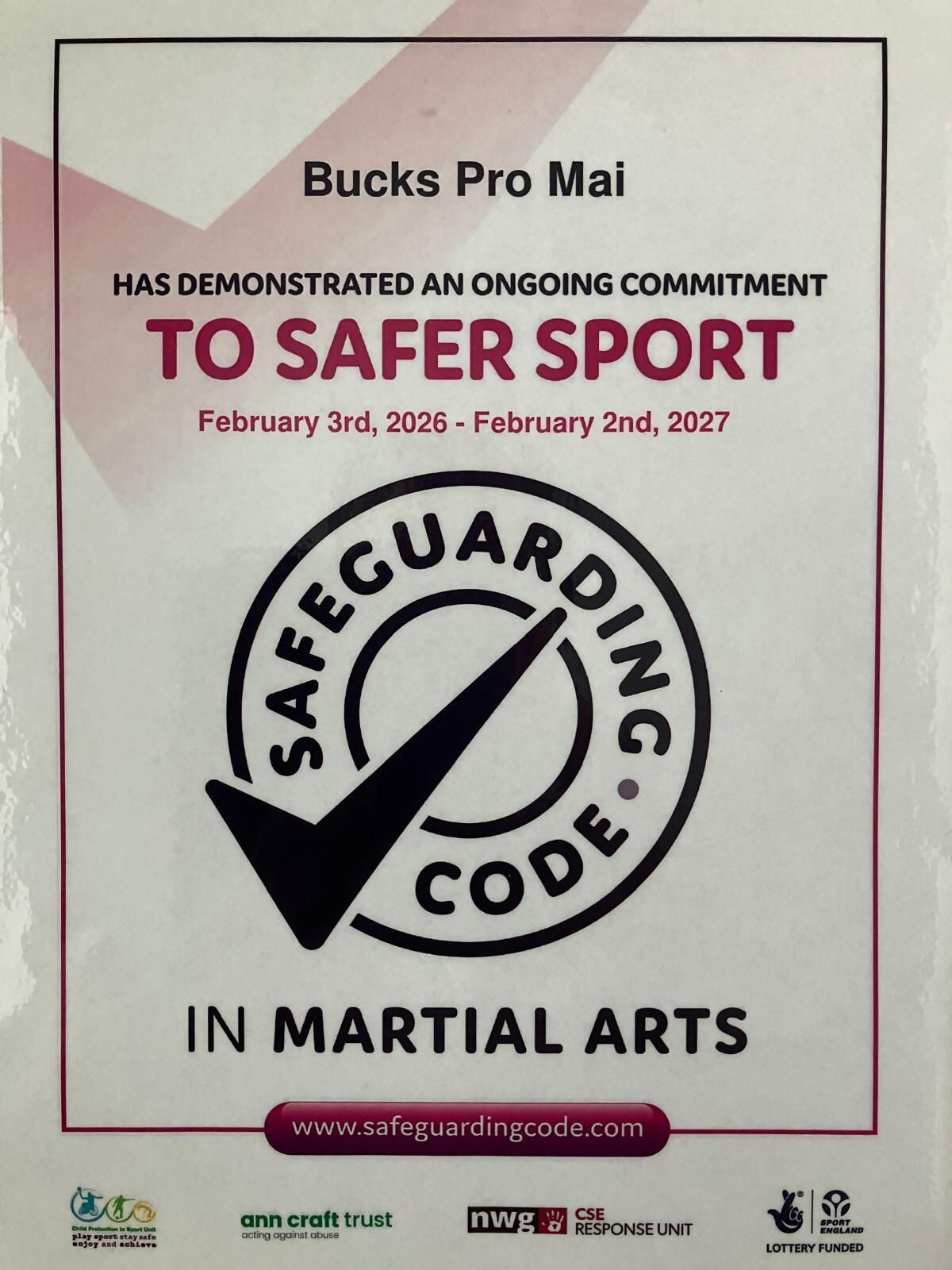 safer sport cert