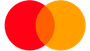 Two overlapping circles: red on the left, orange on the right, creating an orange overlap.
