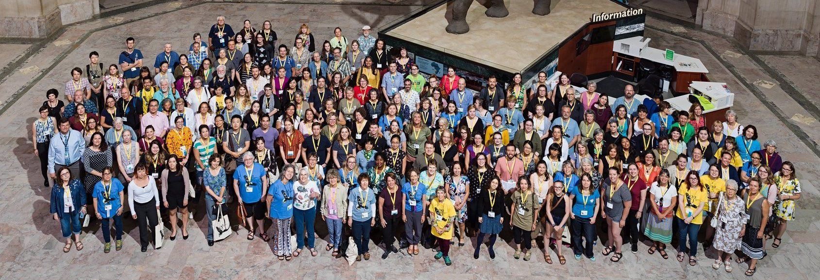 GNSI 2018 Conference Group Photo in the Rotunda of the Smithsonian's Natural History Museum