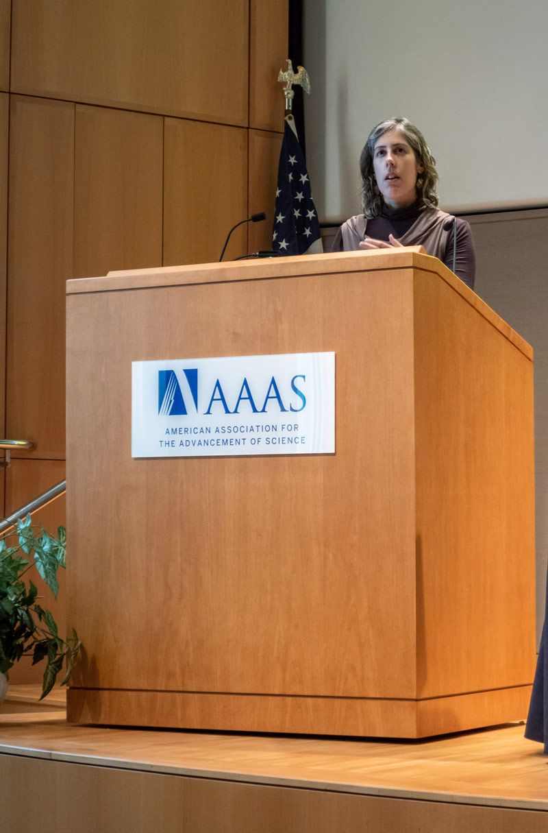 Diana Marques Presents at the AAAS Forum