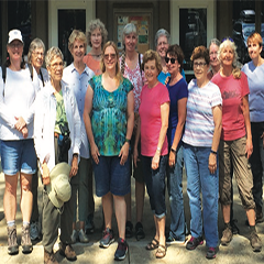 GNSI Carolinas Chapter members gathered at Weymouth Woods in September 2018.